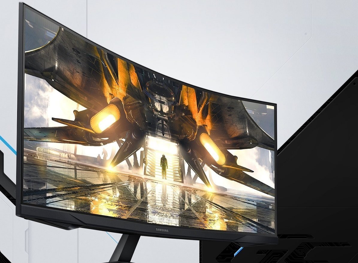 LCD monitor 32" Samsung Odyssey G65B prohnutý