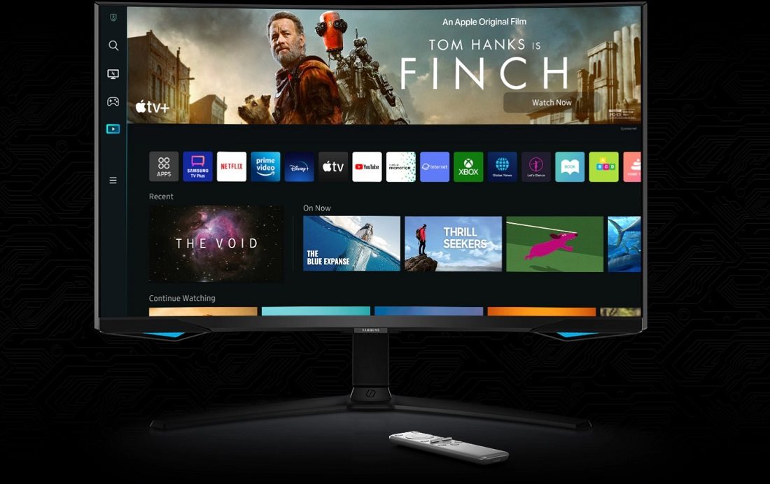 LCD monitor 32" Samsung Odyssey G65B prohnutý