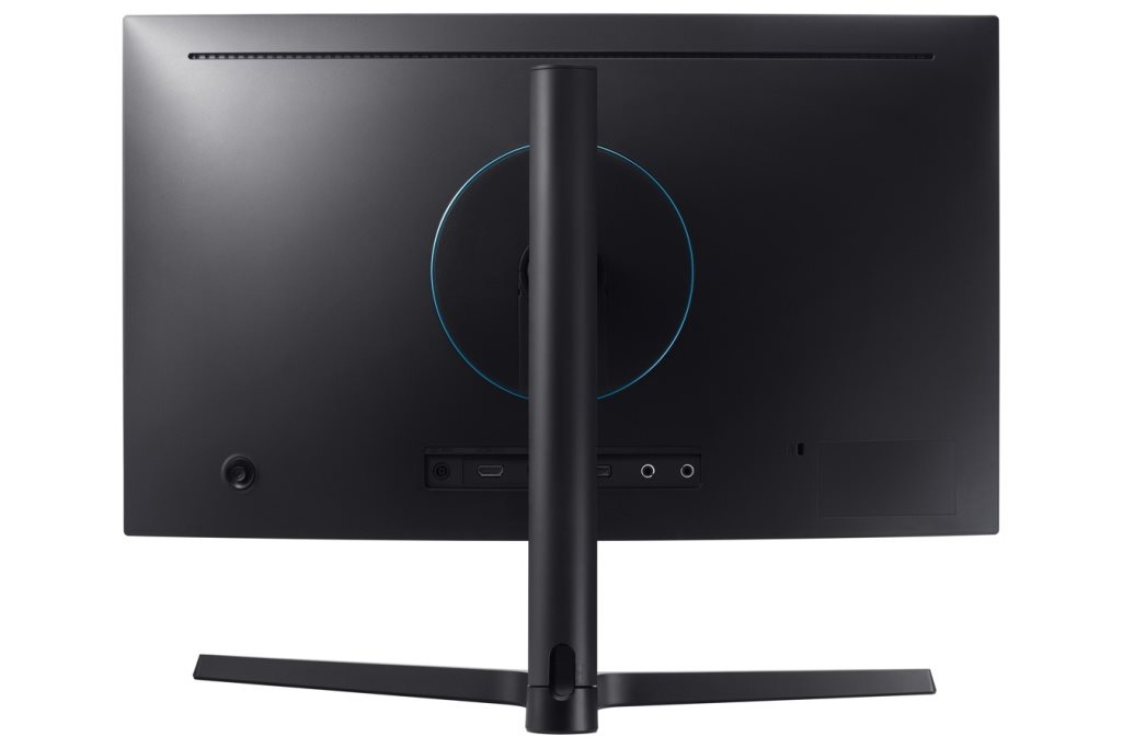 Zadní pohled na stojan Zadní pohled na stojan monitoru Samsung C27FG73