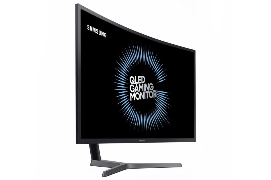 Zakřivení z profilu Zakřivení monitoru Samsung C32HG70 z profilu