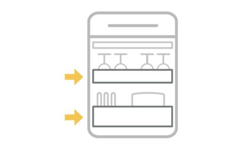 WHIRLPOOL WIC 3C26 F built-in dishwasher