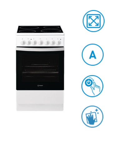 Sporák INDESIT IS5V4PHW/E