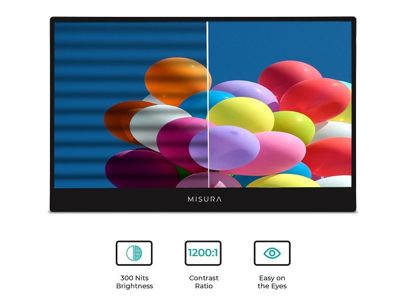 Tragbarer LCD-Monitor MISURA