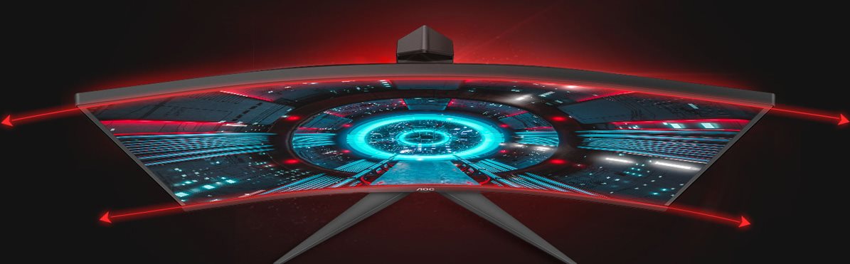 AOC C27G2ZE/BK 240 Hz-es gamer monitor