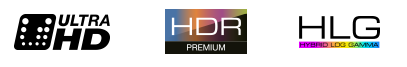 Ultra HD, HDR Premium, HLG