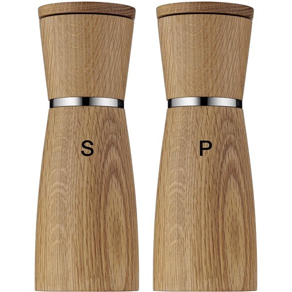 WMF mechanische Gewürzmühle Salz- und Pfeffermühlenset Ceramill® Nature 652334500