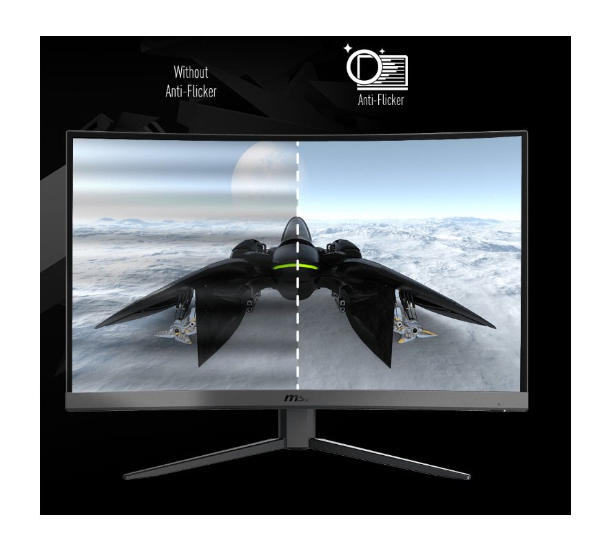 Prehnutý gamerský monitor MSI G27CQ4 E2 s Quad HD obrazovkou