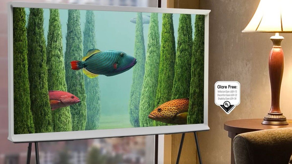 Televize 65" Samsung The Serif QE65LS01B Cloud White SMART QLED