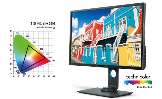 BenQ PD3200Q Barevná přesnost