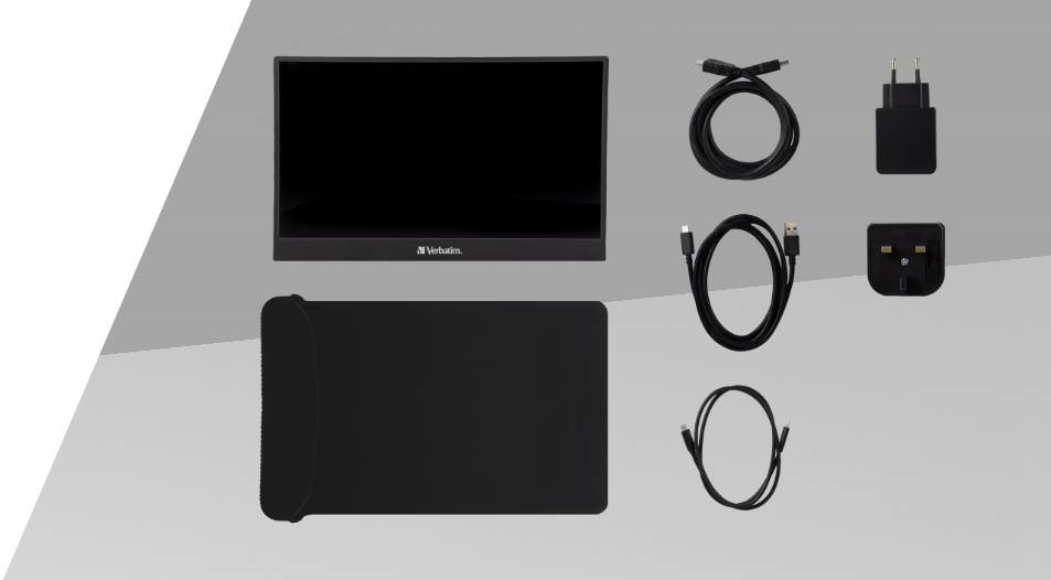 Přenosný dotykový monitor Verbatim PMT-14 s Full HD rozlišením