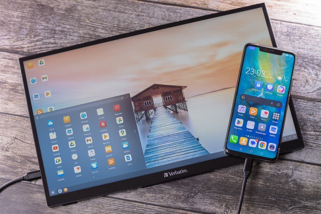 Přenosný dotykový monitor Verbatim PMT-15
