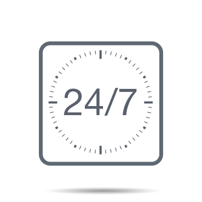 Nepřetržitý provoz 24/7 Nepřetržitý provoz 24/7