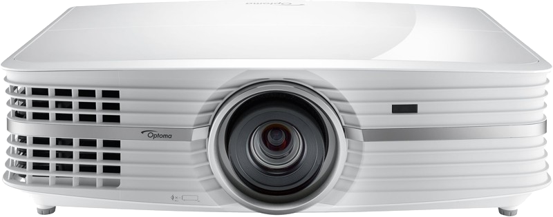 Čelní pohled Čelní pohled na projektor Optoma UHD550X