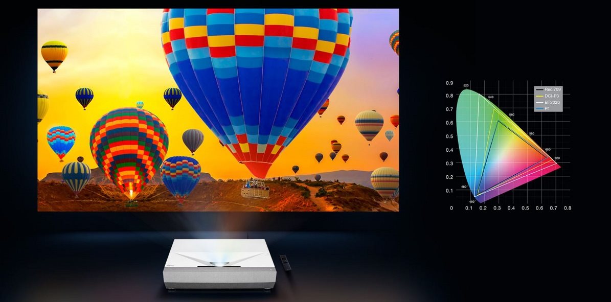 Optoma CinemaX P2 DLP laser projector