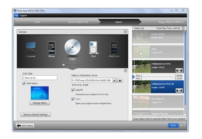 Easy VHS to DVD 3 Plus