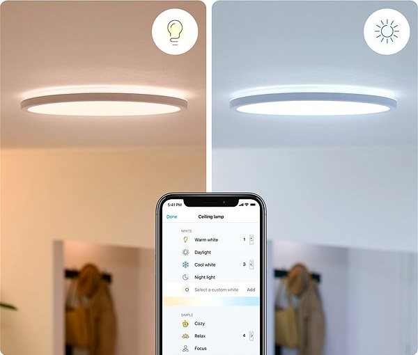 WiZ Tunable White SuperSlim Ceiling Light WiZ Tunable White SuperSlim Ceiling Light