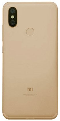 Xiaomi Mi A2 Gold Zadní strana