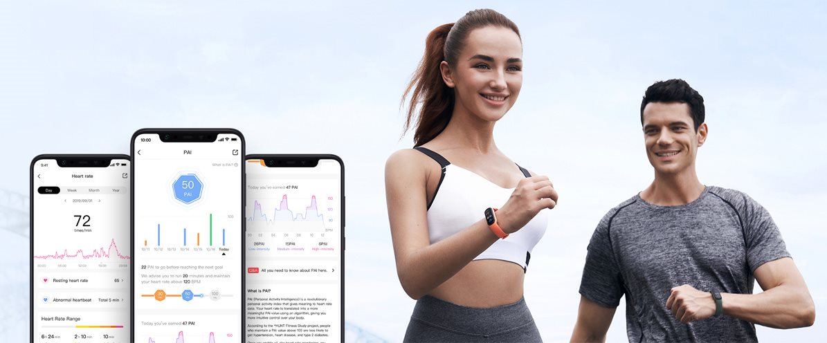 Inteligentný fitness náramok Amazfit Band 5