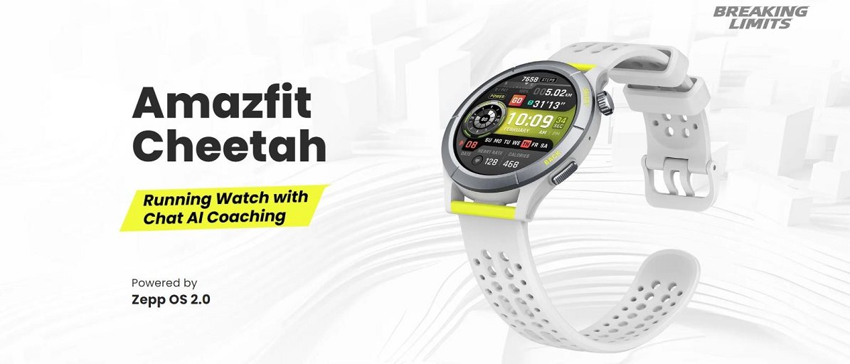 Amazfit Cheetah Speedster Grau Smartwatch