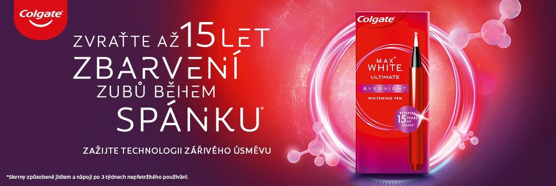 Bělič zubů COLGATE Max White Overnight bělicí pero 2,5 ml
