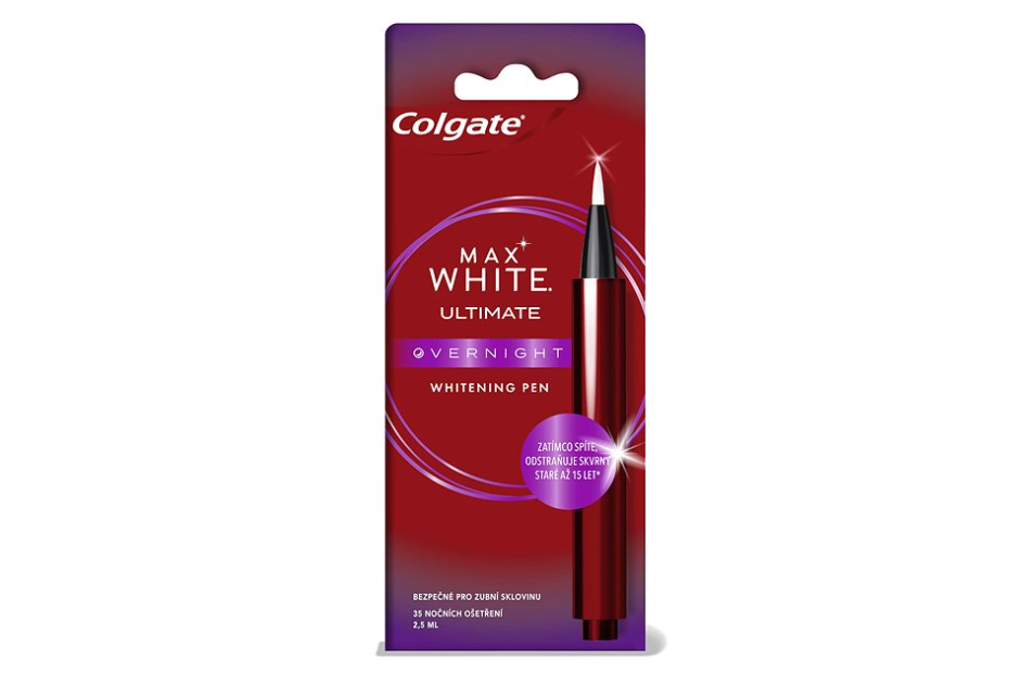 Bělič zubů COLGATE Max White Overnight bělicí pero 2,5 ml