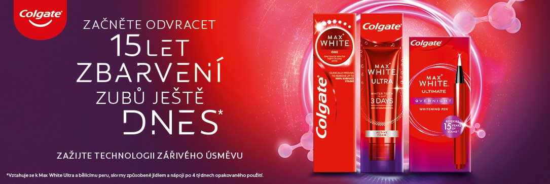 Bělič zubů COLGATE Max White Overnight bělicí pero 2,5 ml