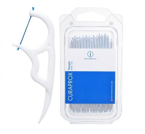 Dental floss CURAPROX DF 967 "Flosspic" 30 pcs