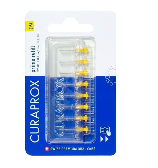 CURAPROX CPS 09 Prime Refill Yellow Interdental Brush 0.9mm CURAPROX CPS 09 Prime Refill Yellow Interdental Brush 0.9mm