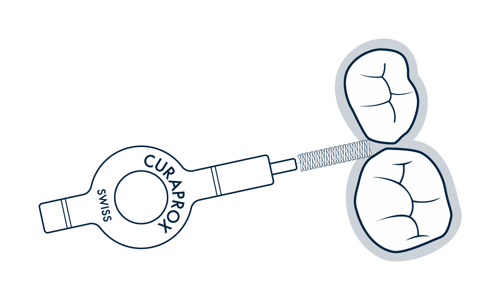 Medzizubná kefka CURAPROX CPS 07 Prime Refill červená 0,7 mm