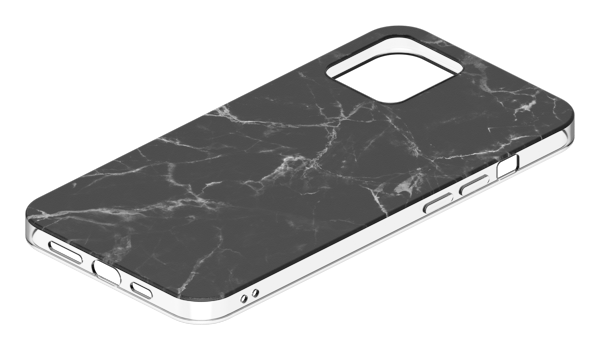 AlzaGuard - Apple iPhone 12 Pro Max - Černý Mramor