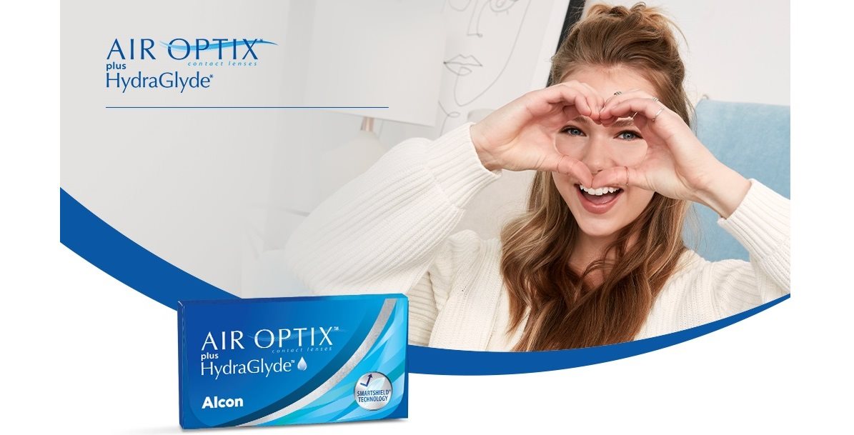 Kontaktní čočky AIR OPTIX plus HydraGlyde