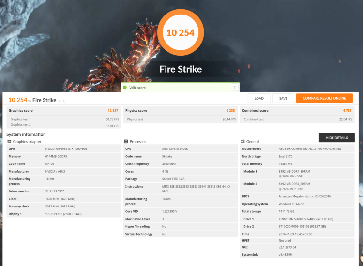 Fire strike