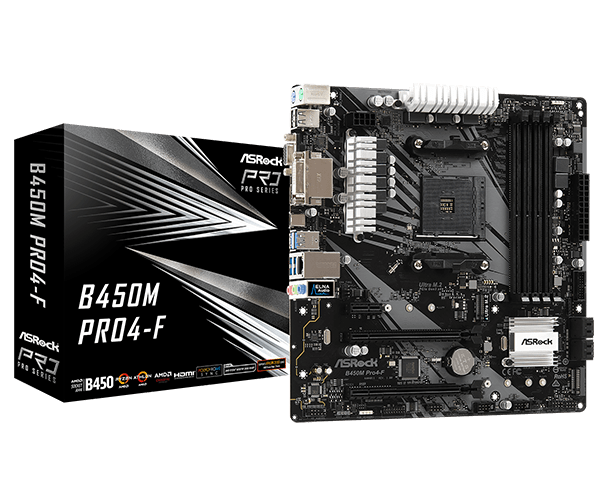ASRock B450M PRO4-F ASRock B450M PRO4-F
