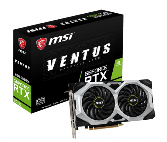 MSI GeForce RTX 2060 VENTUS 6G OC MSI GeForce RTX 2060 VENTUS 6G OC