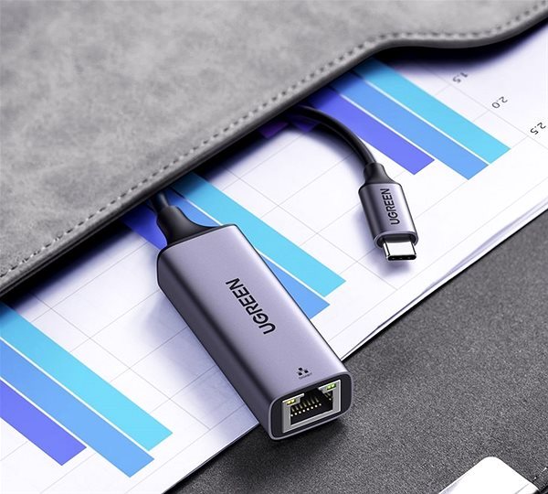 Síťová karta Ugreen USB-C to Gigabit Ethernet Adapter