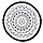 Mandala podložky na jógu Sharp shape