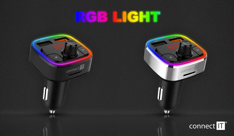 FM Transmitter CONNECT IT InCarz RGB