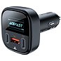 ACEFAST Ultimate Car Charger (2x USB-C + USB-A) 100W OLED Display Black - Nabíječka do auta