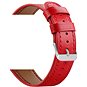 Řemínek Eternico Leather Band universal Quick Release 20mm červený - Řemínek