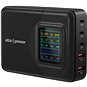 Nabíječka do sítě AlzaPower M500 Digital Display Multi Ultra Charger 200W černý - Nabíječka do sítě