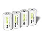 AlzaPower Super Alkaline LR20 (D) 4ks v eko-boxu - Jednorázová baterie