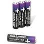 Nabíjecí baterie AlzaPower Rechargeable HR03 (AAA) 1000 mAh 4ks v eko-boxu - Nabíjecí baterie