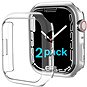 AhaStyle Premium PC Matte pro Apple Watch7 transparent 45mm 2ks - Ochranný kryt na hodinky