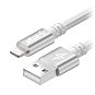 AlzaPower AluCore Lightning MFi (C89) 0.5m stříbrný - Datový kabel