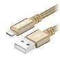 Datový kabel AlzaPower AluCore Lightning MFi (C89) 0.5m zlatý - Datový kabel