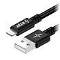 Datový kabel AlzaPower AluCore Lightning MFi (C89) 1m černý - Datový kabel