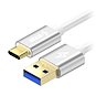 Datový kabel AlzaPower AluCore USB-C 3.2 Gen 1, 0.5m stříbrný - Datový kabel