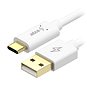 Datový kabel AlzaPower Core Charge 2.0 USB-C 2m bílý - Datový kabel