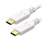 AlzaPower Core USB-C / USB-C 2.0, 5A, 100W, 0.15m bílý - Datový kabel