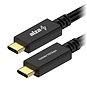 Datový kabel AlzaPower AluCore USB-C / USB-C 3.2 Gen 2, 5A, 100W, 1m černý - Datový kabel